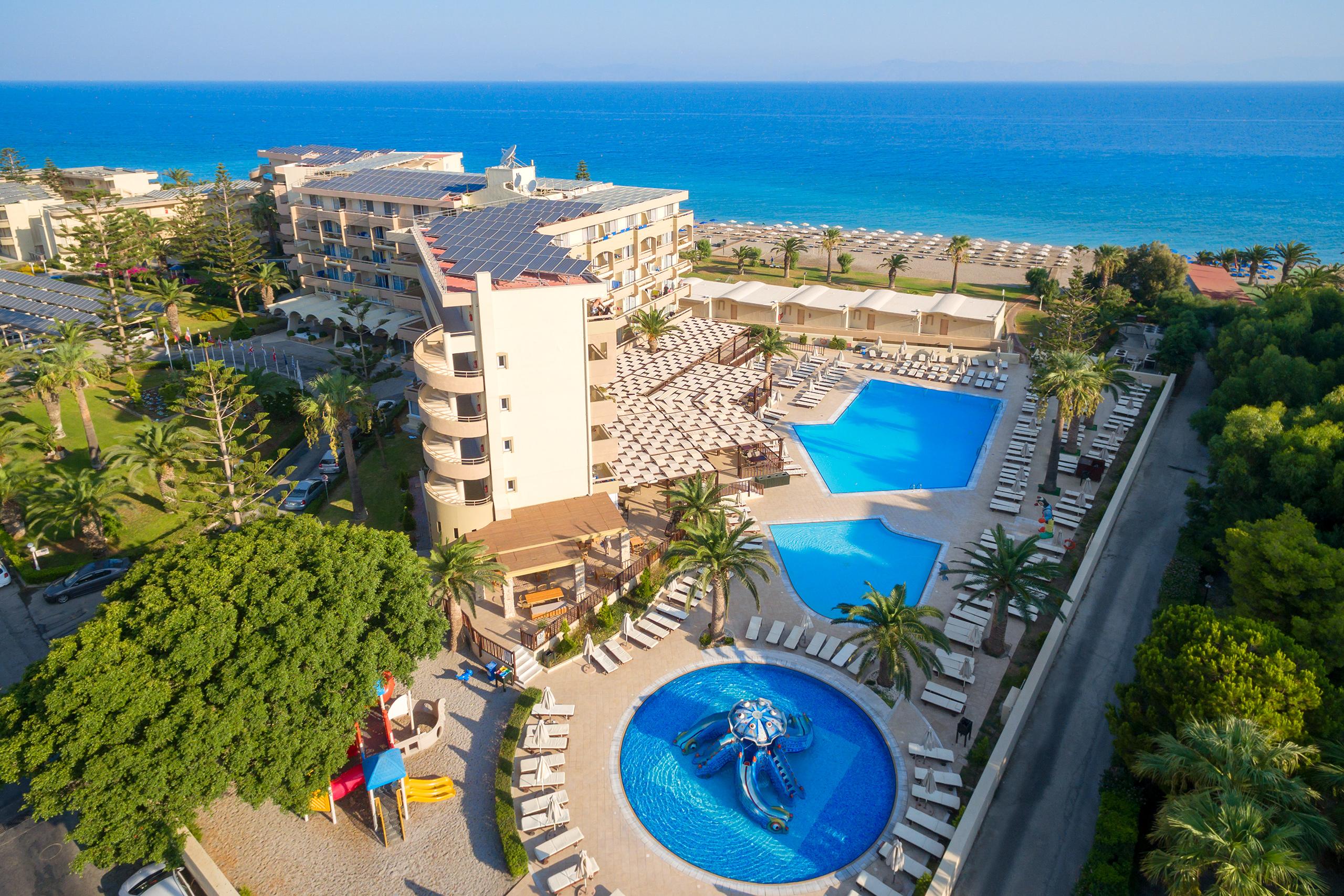 Sun Beach Resort Ialysos  Bagian luar foto