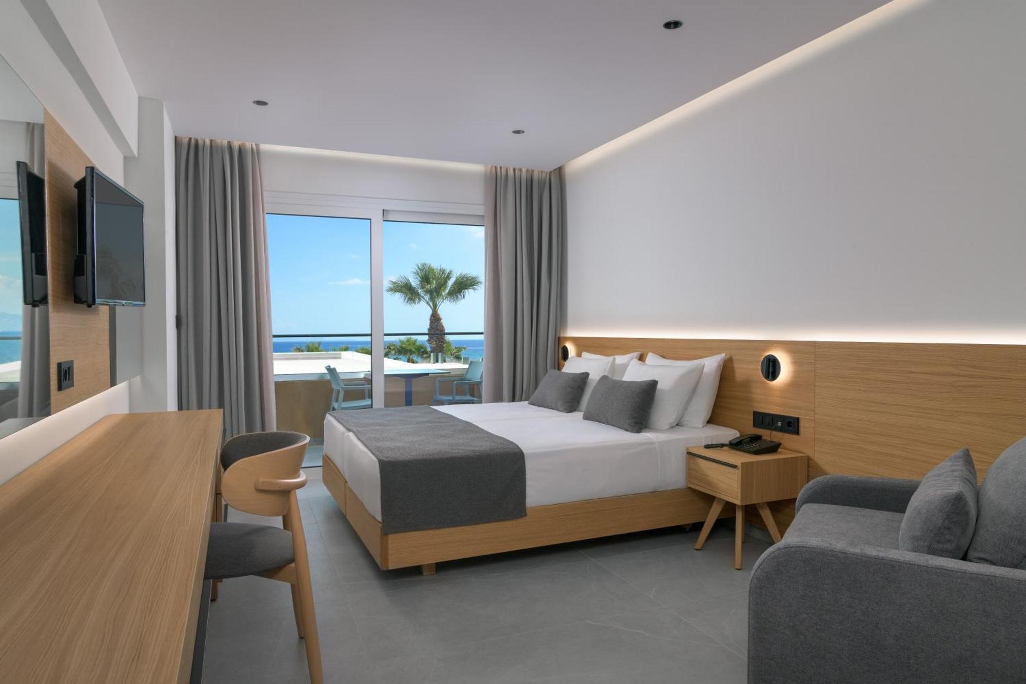 Sun Beach Resort Ialysos  Bagian luar foto
